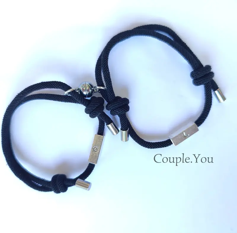 Gelang couple magnet pasangan Sun&Moon Hadiah Bracelets 1