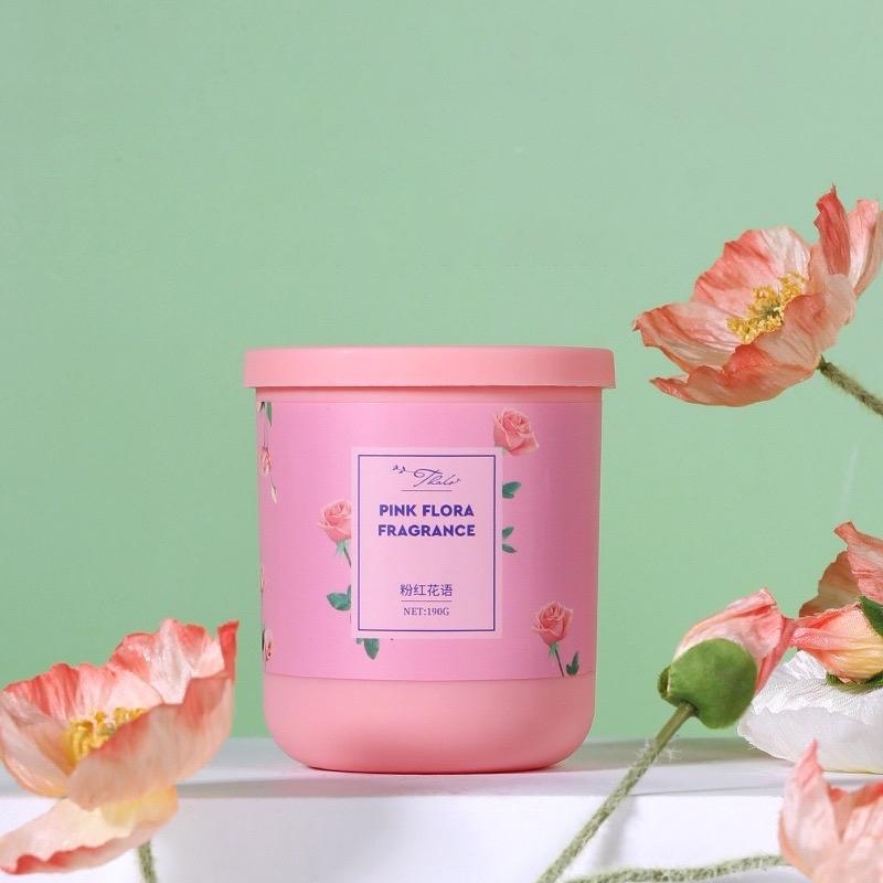 ￼Sáp Thơm Phòng Hương Hoa - Sáp Khử Mùi Nhà Vệ Sinh, Phòng Ngủ, Ô Tô 7 Mùi Hương Hộp 190g Tiện Lợi 4