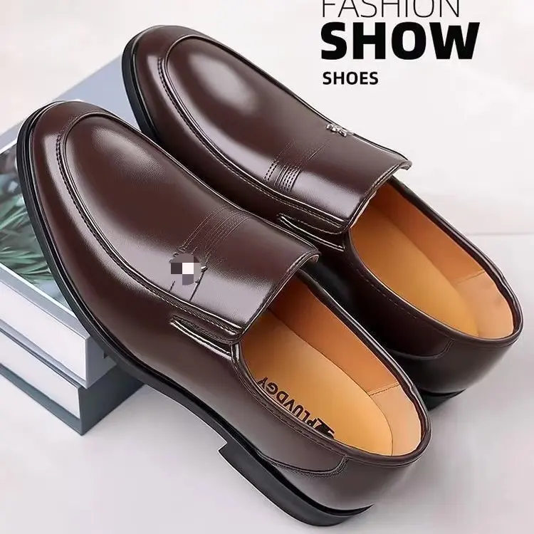 Giày Da, Giày Đi Làm Công Sở Nam, Giày Dad Shoes Trung Người Già Và Cao Tuổi, Giày Nam, Trang Phục Trang Trọng Quý Ông, Xử Lý Xả Hàng Đặc Biệt, Hàng Mới Về 2024 1
