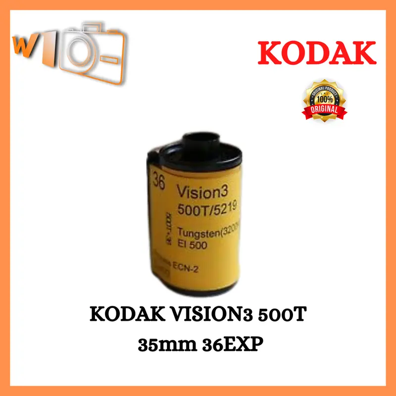 Roll Film Kodak Professional Vision3 500T 35MM 36EXP 0
