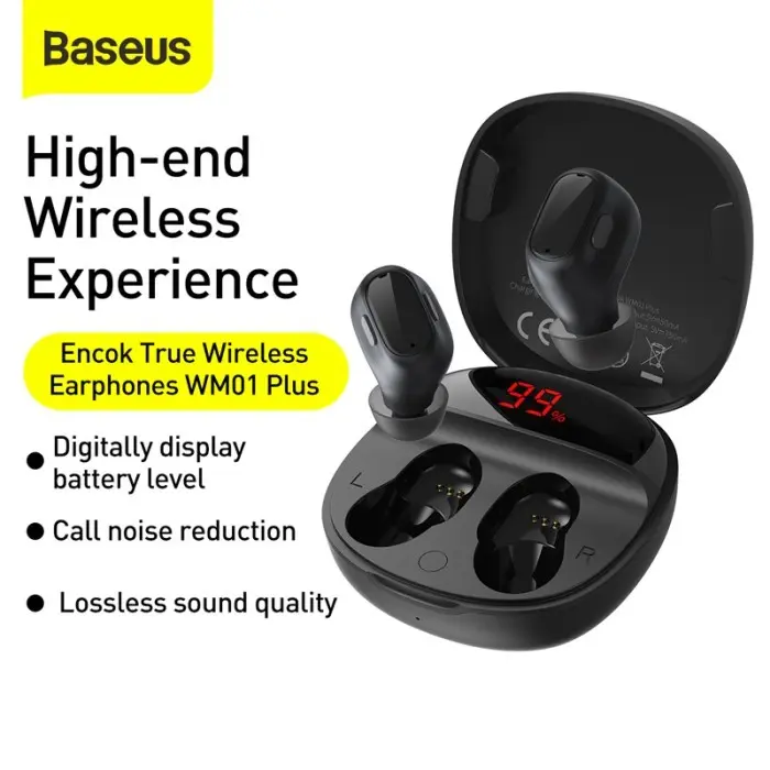 Baseus Encok True Wireless Earphones WM01 Plus - Tws Bluetooth 1