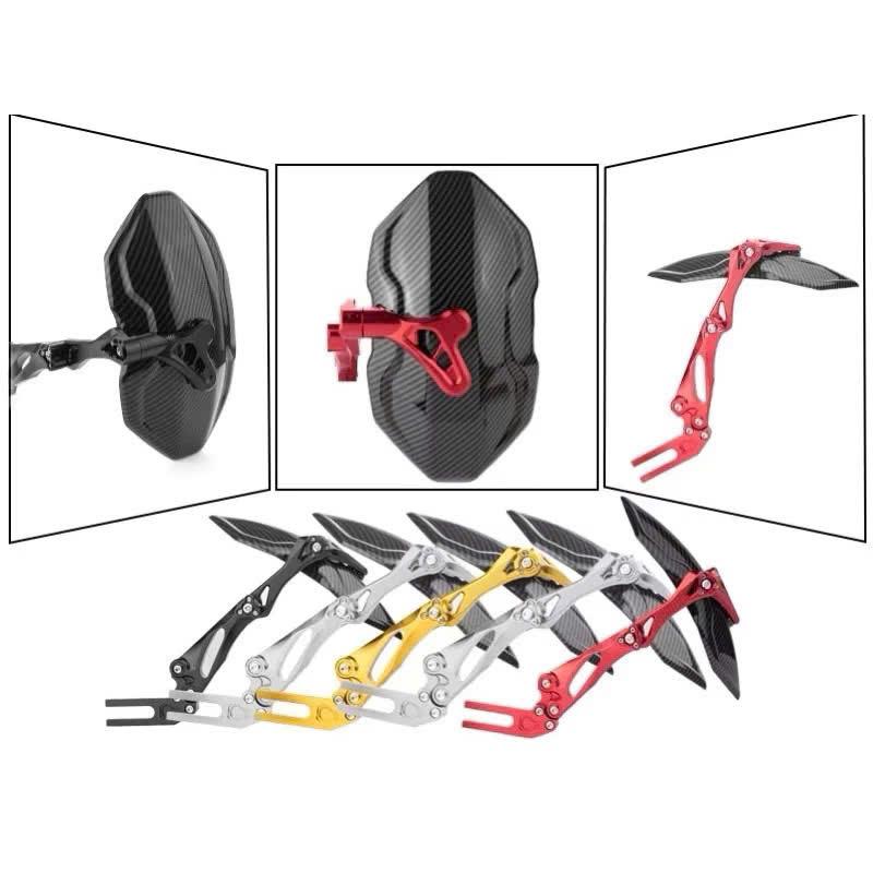 Dè chắn bùn V3 sợi carbon phía sau các loại CNC cao cấp vân đẹp cho xe điện xe máy dè carbon xedien do trung quoc