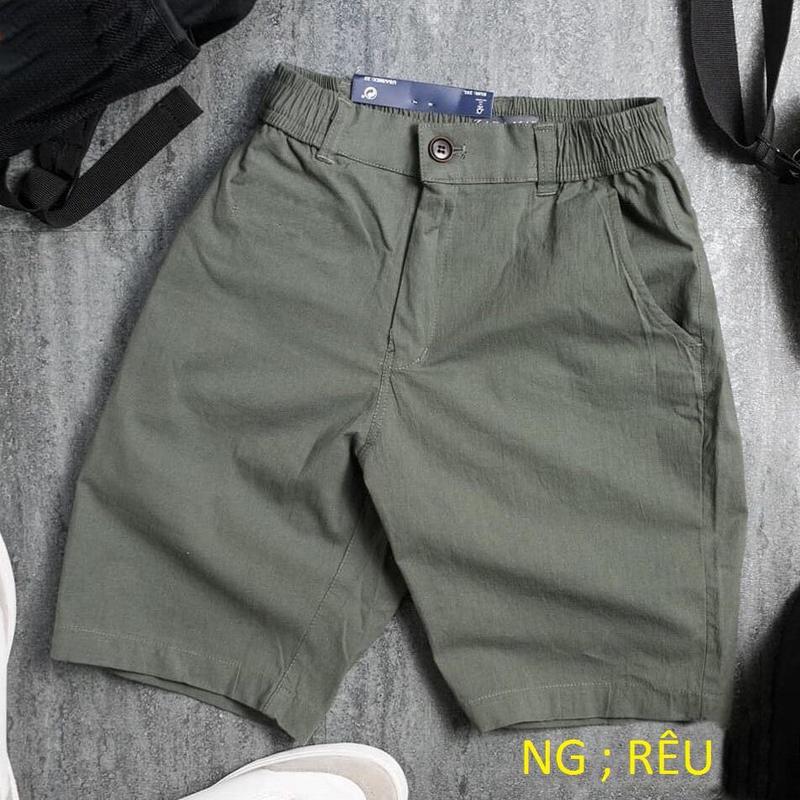 Quần Short Đũi nam- quần đũi ngố nam siêu mát Quần Lửng Menswear Có Túi Đen