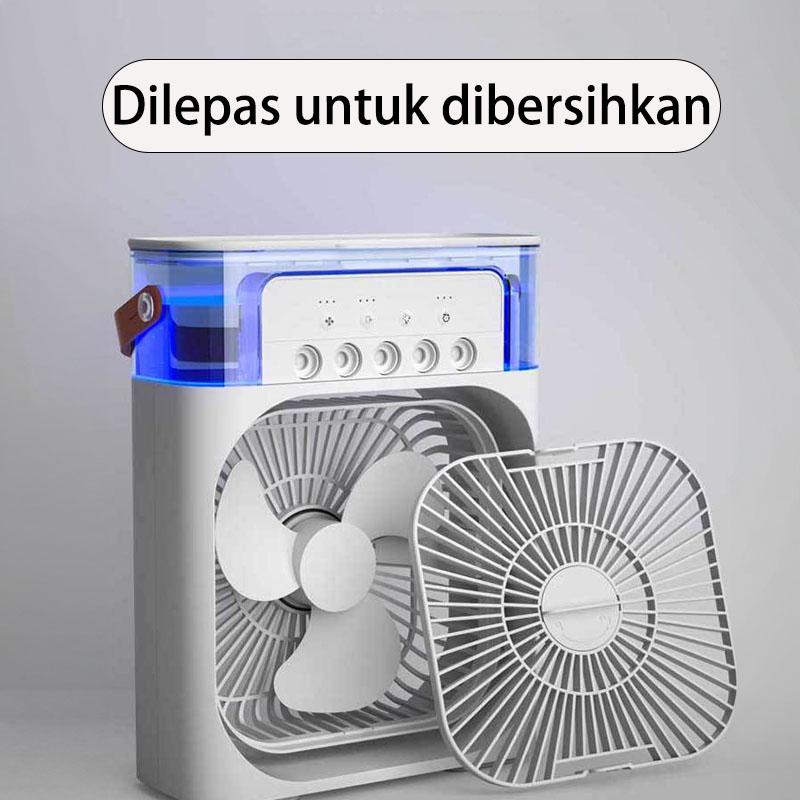 KIPAS PENDINGIN MINI AC PORTABLE AIR COOLER MOBIL DAN RUANGAN Garansi Pabrik Garansi Internasional Tipe UK Tipe IDO 60 dB Angin Led Putih 2