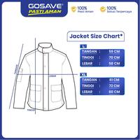 Gambar (Promo Eksklusif) GOSAVE Welding Jacket Kulit Baju Las Tahan Panas Percikan Api Full Safety Leather Jacket Slim Fit K3 - XL dari Gosave Official Kota Tangerang 5 Tokopedia