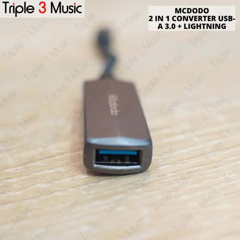MCDODO CA-2690 CA2690 Lightning to USB 3.0 Female OTG audio data 1