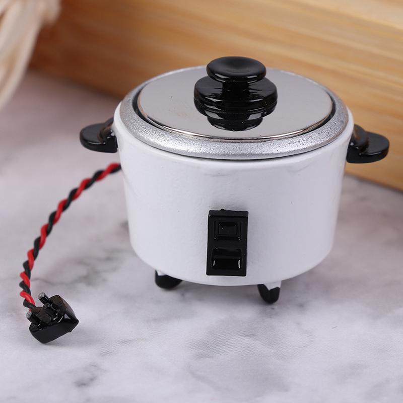 Product Introduction of 1Pc 1:12 Dollhouse Miniature Rice Cooker Kitchen Accessories Decoration Toy 25