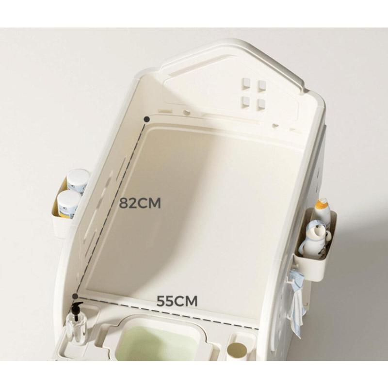 Movable baby Diaper Changing Table Portable Bath Daycare Center Household Standing Baby Changing Table Baby Changing Table 4