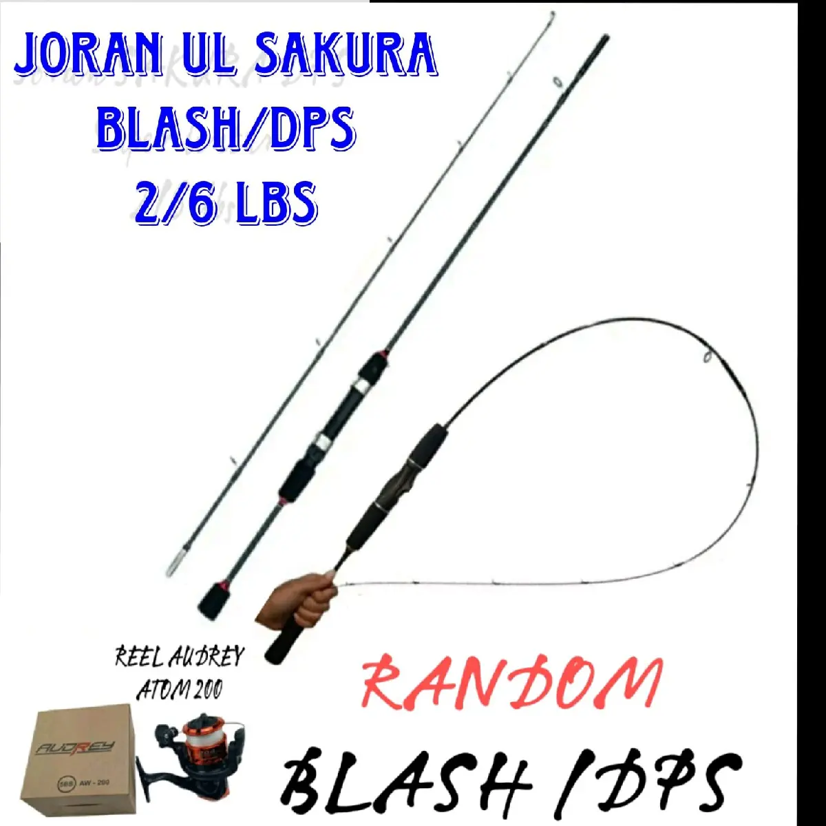 Joran Pancing Ajiro Ultraligh Sakura Blash/DPS fiber solid Pj 150_165_180_198cm