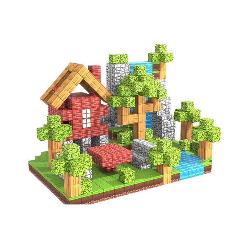 (sỉ 400 khối + 40 nhân vật) Đồ Chơi Mô  Hình Lắp Ráp Kiến Trúc Game Mincecraft Toy Rubik, Block Minecraft Nam Châm Từ Tính