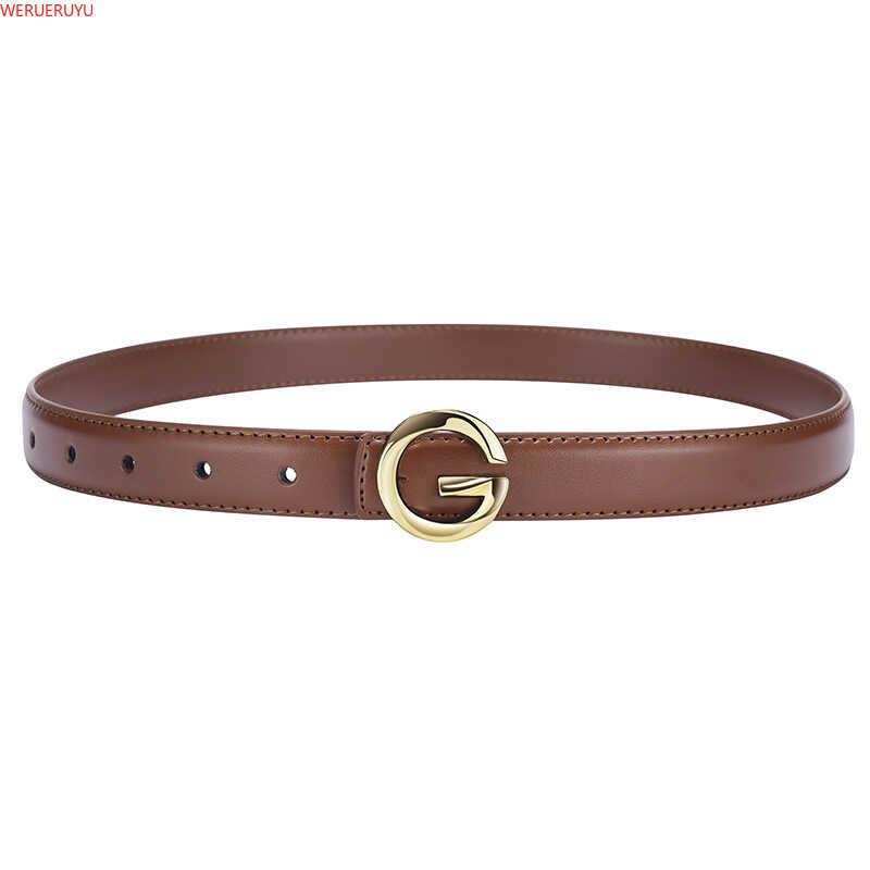 New Fashion Elegant Belts for Jeans Clothing Accessories Thin Waistband Metal Buckle PU Leather Y2k Belt Women 2024 5