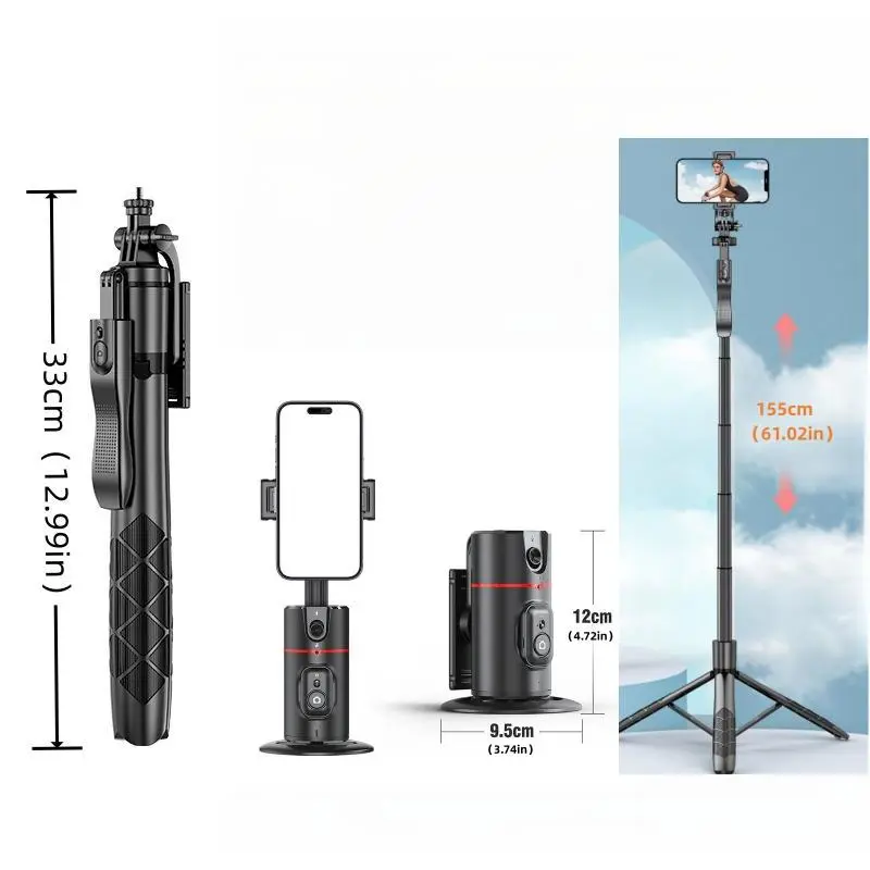 Gesture Recognition Gimbal Stabilizer & Selfie Stick Tripod, Intelligent Control Stabilizer & Adjustable Selfie Stick, Selfie Accessories 1