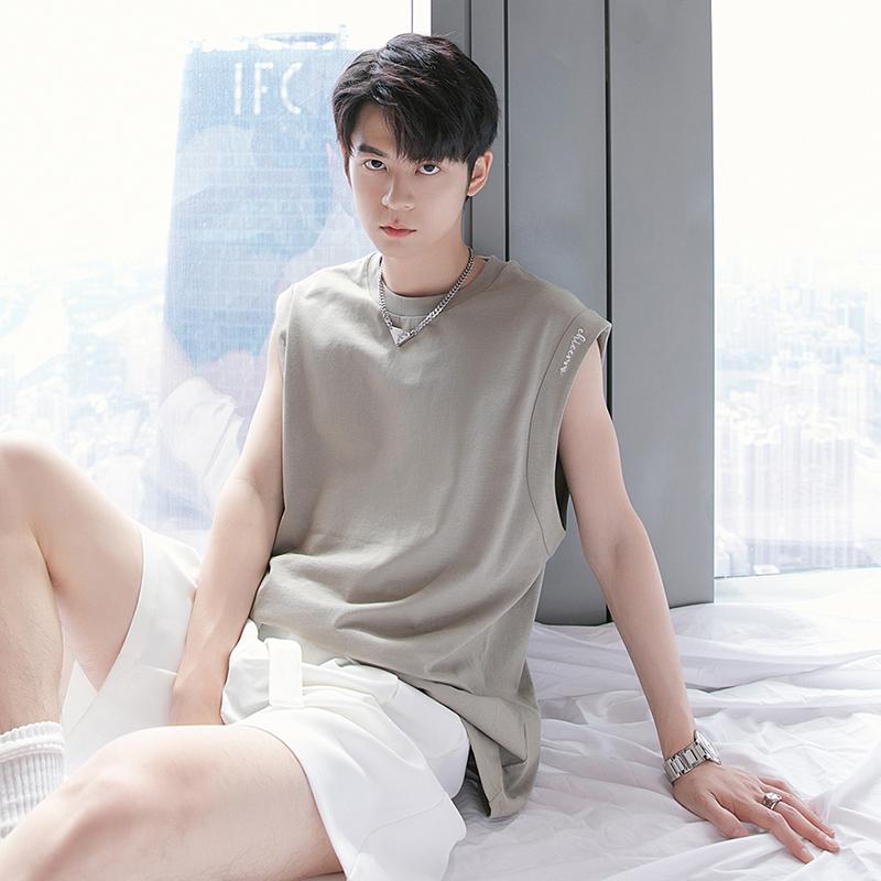 Áo Thun Ba Lỗ Nam Sát Nách Vải Cotton Mềm Form Rộng In Chữ Phong Cách Thể Thao Thời Trang Zenkonu TOP NAM 260 2