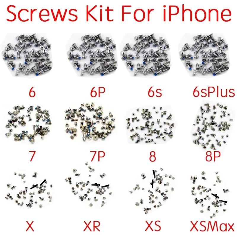 Product Introduction of Bộ vít đầy đủ, dành cho iPhone 6, 6Pl, 6s, 6sPlus, 7, 7P, 8 Plus, X, XR, XS, 11, 12 Pro Max, bao gồm 2 bộ vít đáy, bộ phận sửa chữa và thay thế 29