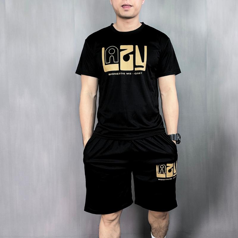 Product Introduction of Bộ quần thể thao thun hè SIZE 33 -> 120kg in 2D BA Lỗ Xanh chất liệu thun lạnh co dãn 4 chiều thoáng mát bền đẹp không bai xù - A'ka Fashion 365 23