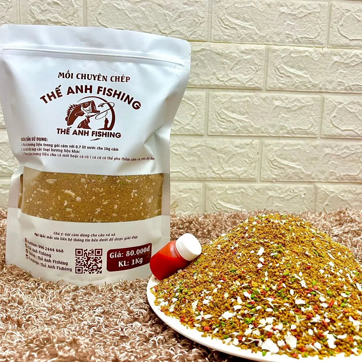 Cám Chuyên Chép Thế Anh Fishing ( Loại 1kg ) bao móm hạng nặng cho anh em câu đài dịch vụ và tự nhiên. Phù hợp với cả chép cũ chép mới . Chép giòn chép thường #cauca #fishing#fish#bigfish#ThếAnhFishing