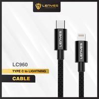 Gambar LENYES LC950 27W Data Cable Fast Charging QC 3.0 Type C to Lightning Kabel Charger Nylon 1 Meter - Type C to Lightning dari LENYES INDONESIA Kota Administrasi Jakarta Pusat 2 Tokopedia
