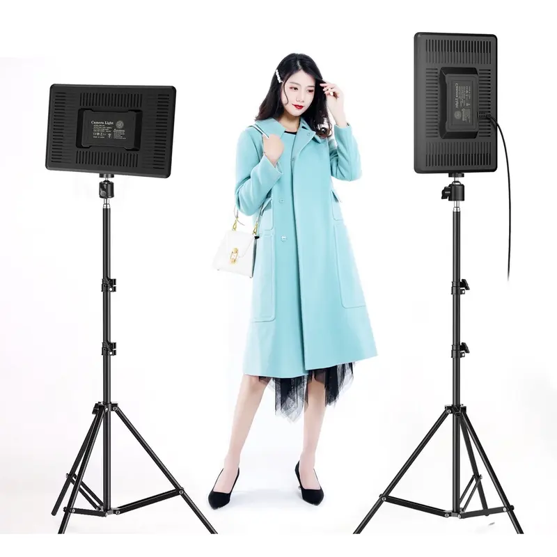 LED CAMERA LIGHT / LAMPU FOTOGRAFI / LED LIGHT BRIGHTLED MM-240 / VIDEO LIGHT LED Ra95+ LAMPU MAKE UP MUA 1