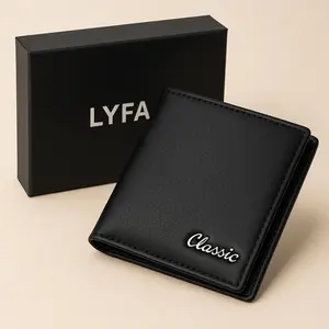 Dompet Pria Pendek Distro Dompet Cowok Pendek Hitam dan Coklat