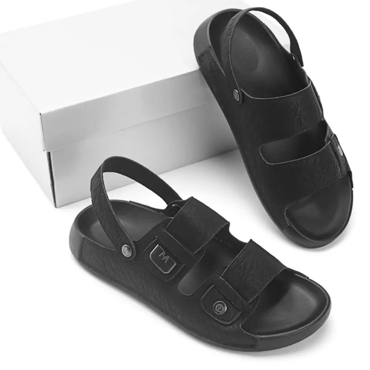 [ HOTTREND] Dép sandanl da nam may đế chắc chắn ,dép sandanl thời trang 2025 đế Pu siêu nhẹ,êm chân đế cao 3cm P05 Sandal DéP Nhung