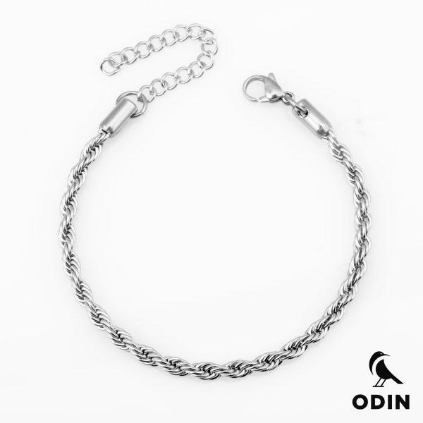 Vòng tay nam nữ Rope Chain thép Titan không gỉ – thiết kế freesize tự điều chỉnh size – Bản 4mm