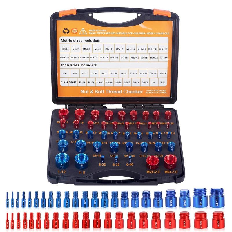 Product Introduction of Nut & Bolt Sizes Checker, Nut & Bolt Sizes Measuring Tool, Professional Measuring Tool for Complex and Narrow Areas 0