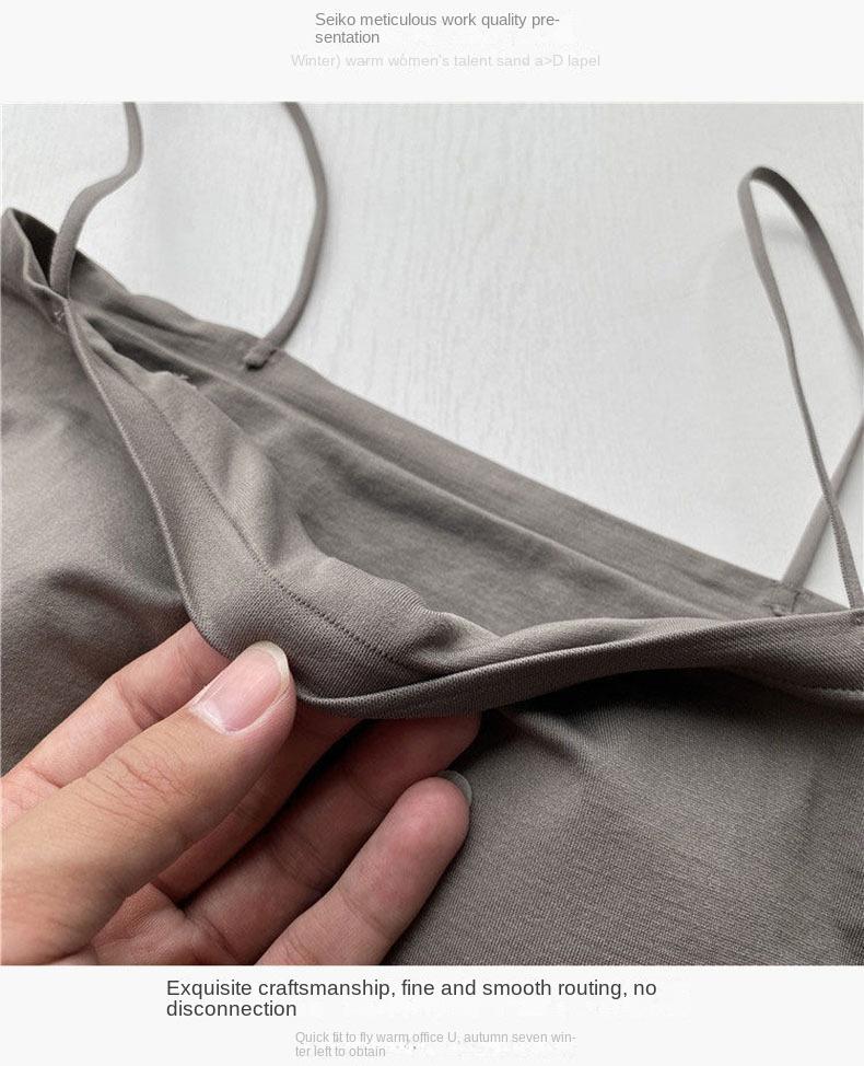 Product Introduction of Áo Vest Hai Dây Có Đệm, Phong Cách Hàn Quốc, Dành Cho Nữ, Có Thể Mặc Bên Trong Hoặc Mặc Ngoài Trời, Áo Ngực Định Hình Lưng Mùa Hè, Đồ Lót Một Mảnh, Mỏng Mm, Thích Hợp Mặc Ngoài Trời, Áo Ống Top Women 11