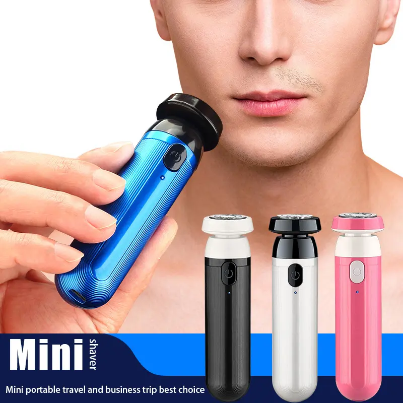 New Electric Shaver, Low-Frequency High-Speed Fast Portable Electric Shaver, Convenient Rechargeable Outdoor Travel Shaver, Water Washable, Shaving Clean Shaver