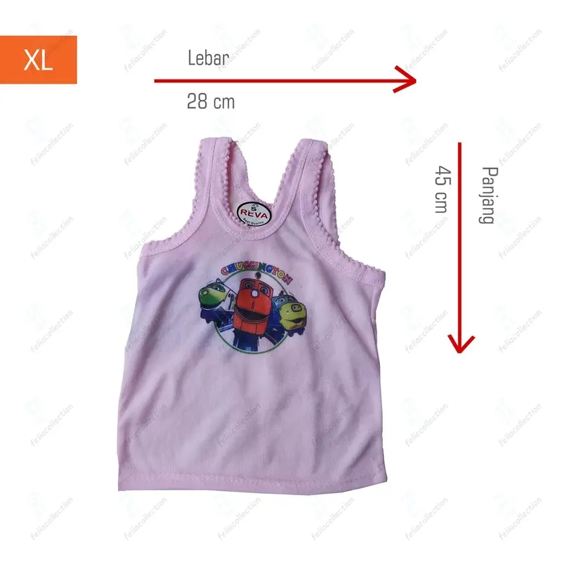 3 PCS Kaos Dalam Bayi/ Kaos Dalam Anak/ Singlet Bayi/ Singlet Anak/ Pakaian Dalam Anak/ Pakaian Dalam Bayi/ Singlet Anak Laki-laki Perempuan 4