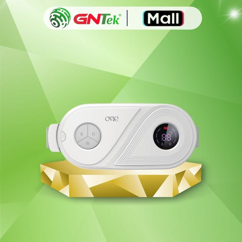 Máy massage chườm nóng Ovie giúp giảm đau bụng Đai matxa làm ấm nhiệt hồng ngoại tiện lợi