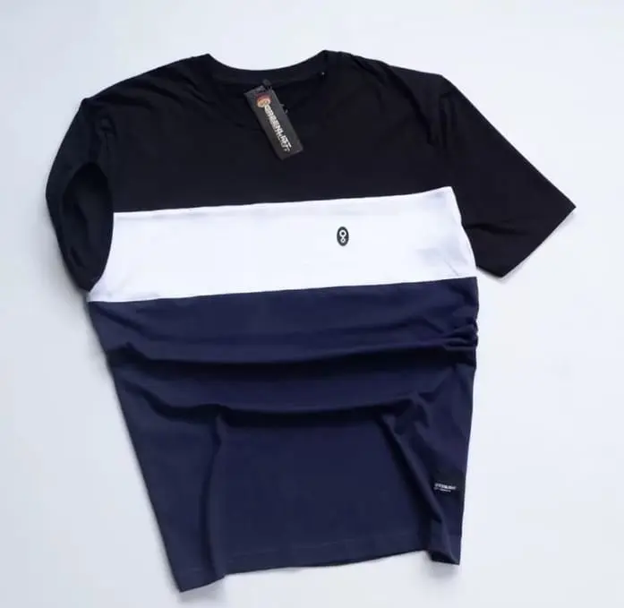 KAOS DISTRO PRIA DEWASA MODEL KOMBINASI OBLONG BASIC 2