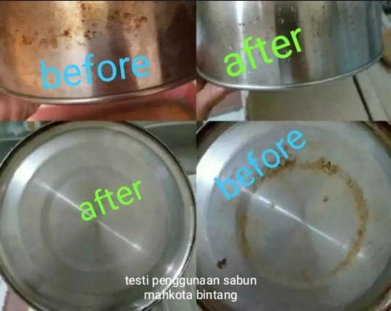 Product Introduction of Sabun Cuci Ajaib Bintang Mahkota - 1 Pack isi 8 Batang Anti Bakteri di Kain 1