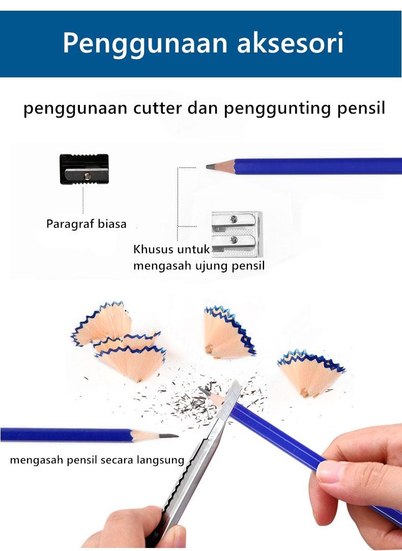 Product Introduction of Set kuas lukis, 33 buah Set peralatan lengkap dapat dilipat untuk sketsa dan melukis kerajinan tangan, perlengkapan belajar melukis 10