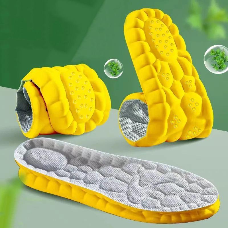 Soft Elastic Breathable Shoe Insoles, 1 Pair Comfortable Sports Insoles, Sweat Absorbent, Lightweight and Soft Insoles for Comfortable and Non Tiring Feet, Valentine's Day Gift Footwear Bedroom 0