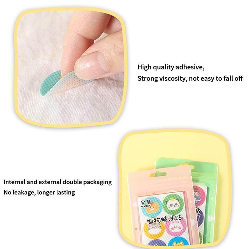 Product Introduction of 36pcs Cartoon Mosquito Patch Pure Plant Essential Oil Anti-Mosquito Repellent Patch Stickers For Children Toddler Infant Kids 36