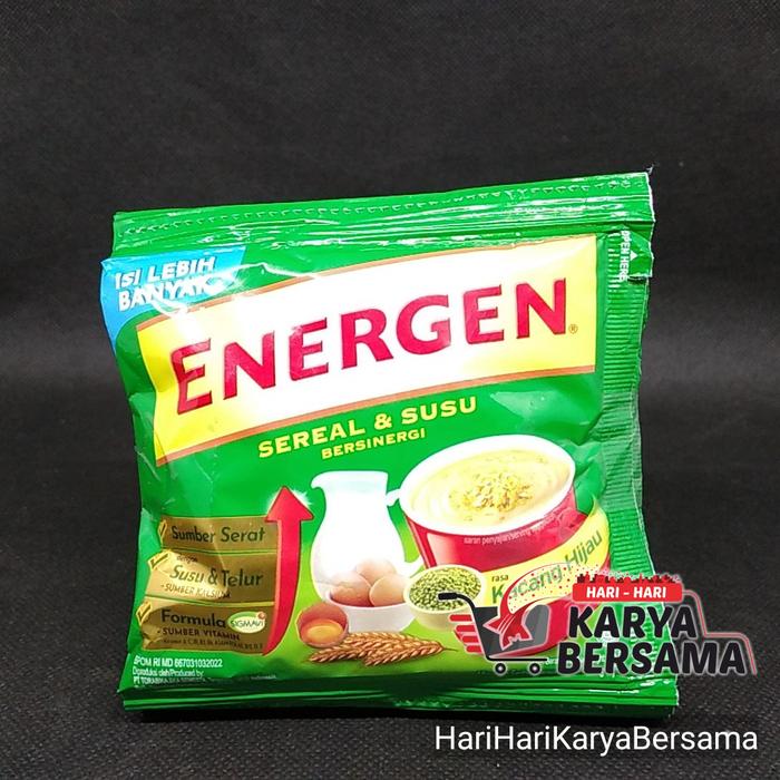 Gambar ENERGEN KACANG HIJAU SACHET PACK 5'S X 30GR - 8996001440087 dari HariHariKaryaBersama Kota Medan Tokopedia