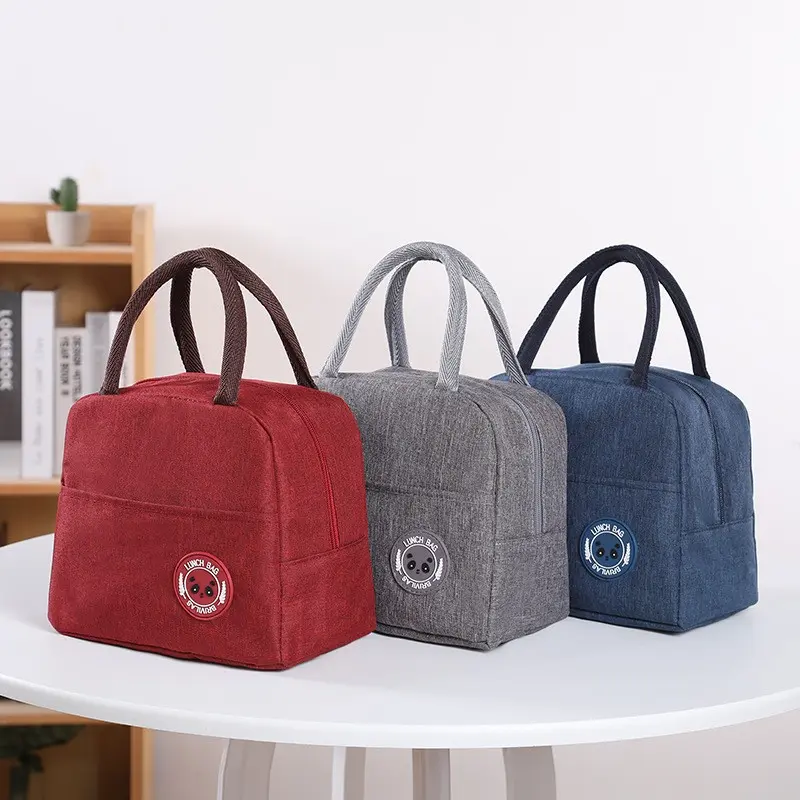 Portable Lunch Bag Insulated Bag Lunch Box Bag Lunch Bag with Lunch Box Storage Bag for Work School Street Vendor Wholesale