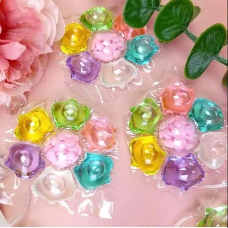 7 in 1 Laundry Beads, 20pcs/set Long Lasting Fragrance Beads, Deep Cleaning Laundry Beads, Laundry Detergent Beads for Home Use
