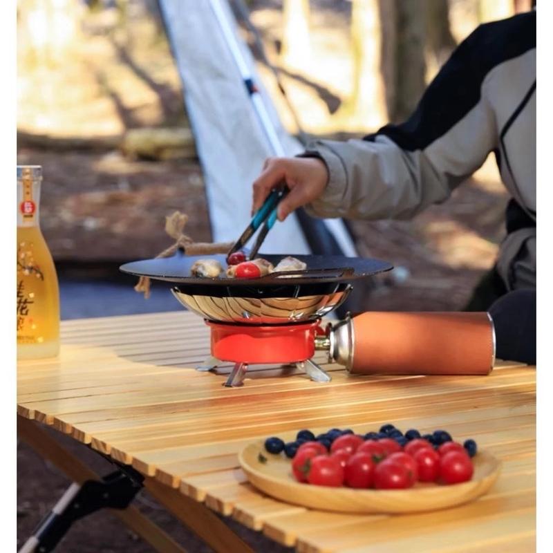 Bếp Gas Mini Cắm Trại Có Tấm Chắn Gió Gập Lại Tiện Lợi - Nam, Picnic Camping Dã Ngoại Bi 7