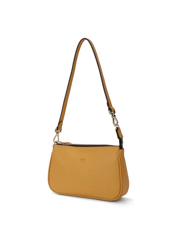 Women's Solid Color Shoulder Bag, Fashionable Cowhide Crossbody Bag for Daily Used, Casual Trendy Versatile High-quality Daily Commuting Bag 3