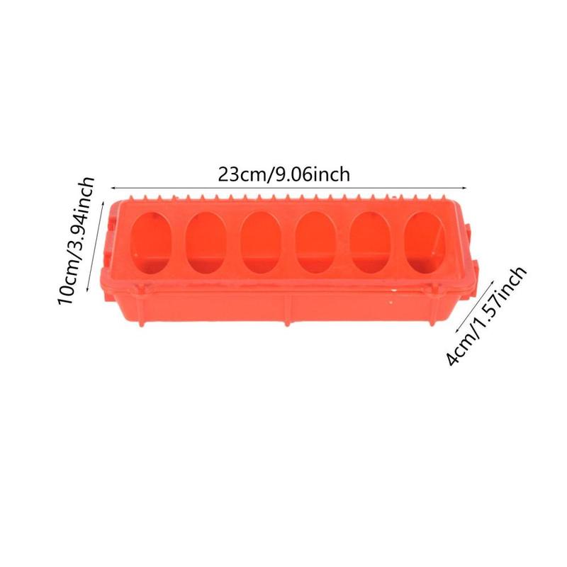 Product Introduction of Poultry Feeder Multihole Flip Top Chicken Feeder for Quail Pigeons Budgies 0