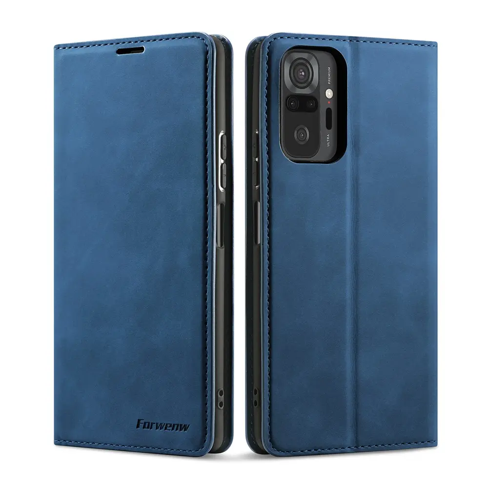 For Xiaomi Redmi 10/10 5G/10A/9C/10C/Note 10 4G/Note10 Pro 4G/Pro Max/Note 10 5G/Note 10 Pro 5G/Note11 5G/Xiao Mi M4pro 5G Phone Case Business Wallet Card Slot Leather Flip Cover Casing