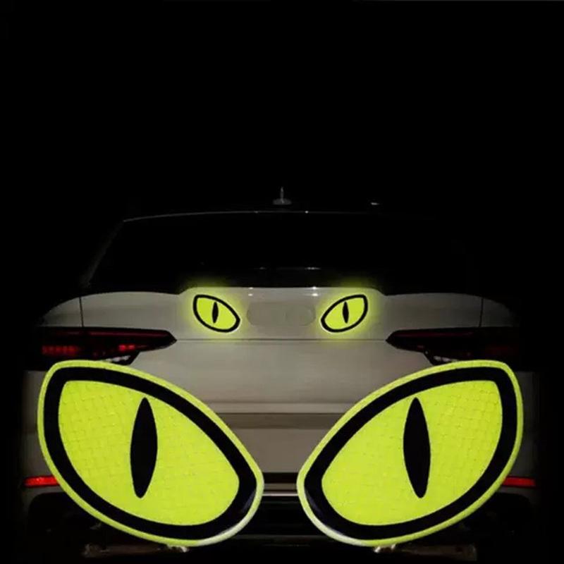 2PCS Safety Eyes Styling Car Reflective Sticker Car Decorate Sticker 8