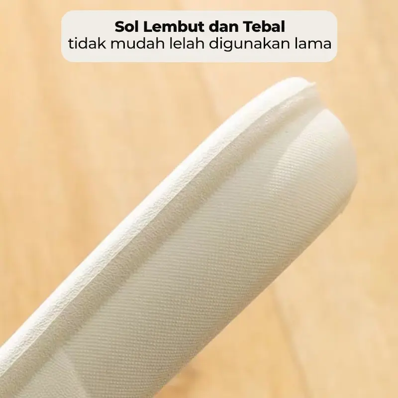 Dejavu Sendal Wanita Jelly Karet Sandal Korean Style Sandal Slop Flat Rumahan Empuk Elastis Sendal Anti Slip HSN109 4