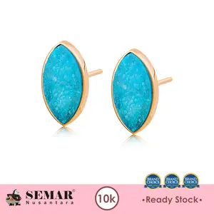 Anting Emas Amoranite Tosca Marquise Earrings Collection Gold 10K Semar Nusantara