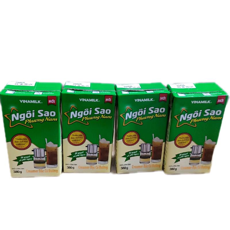 combo 2 hộp sữa Vinamilk ngôi sao phương nam sữa đặc có đường 380g/hộp giấy vinamilk  organic freshmilk sữa không ngọt