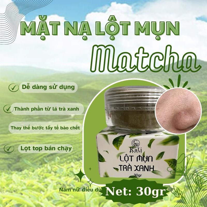  Bột lột mụn trà xanh Kali Beauty combo 3 lọ 30gr Kem Face Skincare Mask Đắp Mặt 