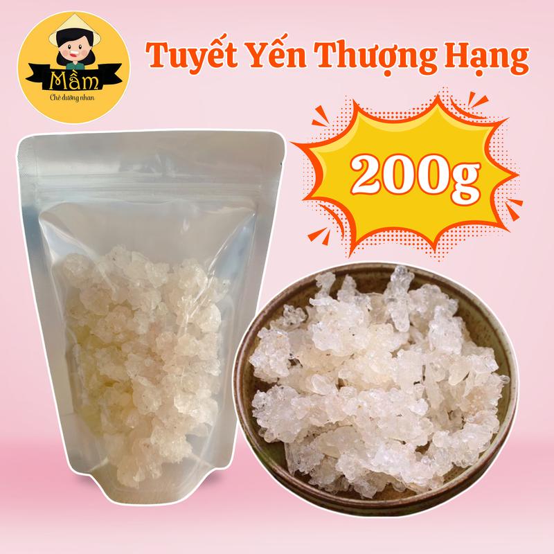 [200g] Tuyết yến thượng hạng Cô Mầm Foods - Dùng nấu chè dưỡng nhan, chưng yến