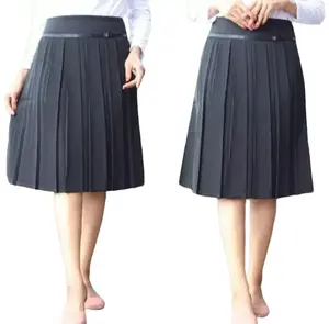 ROK PLISKET KANTOR PENDEK  7/8