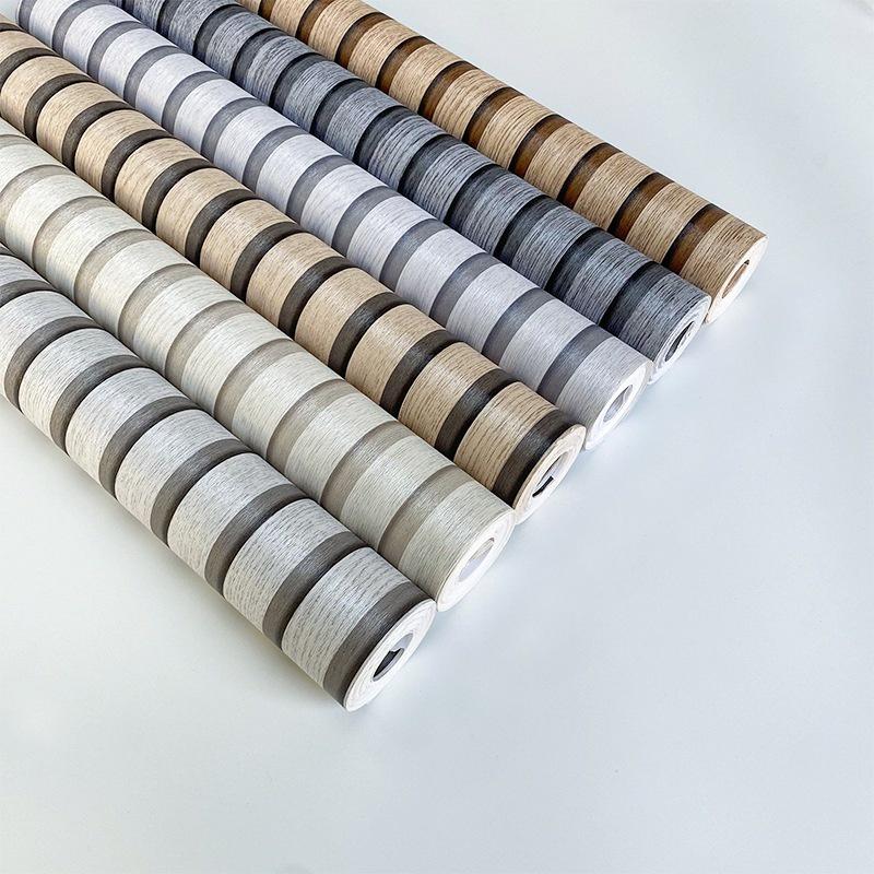 Wallpaper Dinding Motif Kayu Garis Panel Berserat Ukuran 45Cm X 1meter Wallpaper motif elegant 2